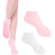 thumbnail image 1 of Zxfuture 2 pares de calcetines de silicona para mujer, calcetines de gel suave, calcetines de aloe, calcetines hidratantes para pies, calcetines de pedicura de spa para mujer que reparan los pies seco, 1 of 6