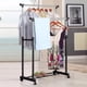 thumbnail image 2 of Colgador de Ropa Doble Extensible con Ruedas Acero Inoxidable para Closet, 2 of 3