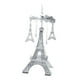 thumbnail image 3 of Estatuilla De La Torre Eiffel Portavelas Giratorio Ornamento Decoración Encantadora Torre Colgante Duradera, 3 of 3