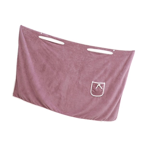 Toalla de baño para mujer, toalla envolvente para el cuerpo del baño, envolvente de ducha de 135 * 80 cm para bañarse Púrpura