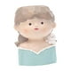 thumbnail image 2 of Estatua De Maceta Con Cabeza De Niña, Pequeña Figura De Resina, Adorno Para Macetas Con Cara De Pulpo, 2 of 3