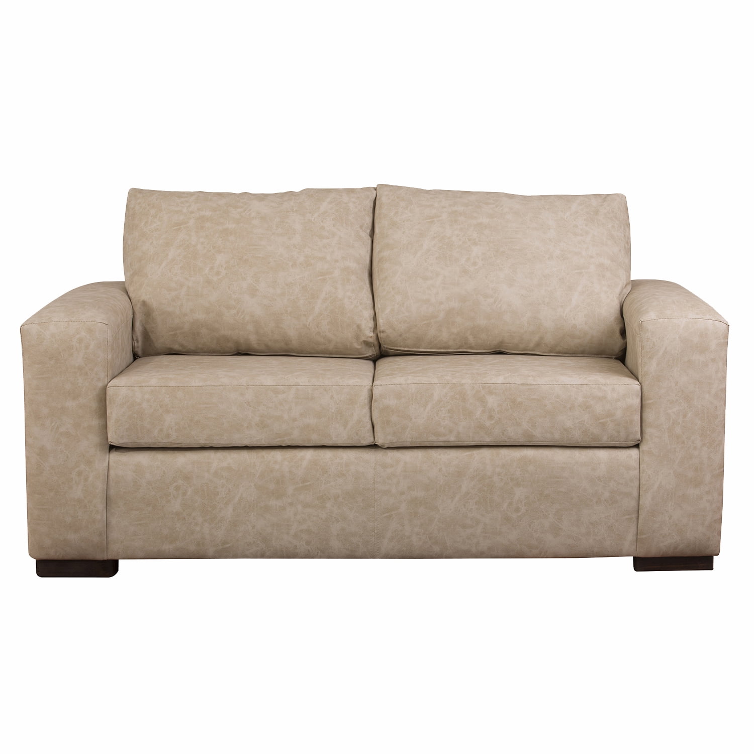 Muebles América - Sofá Infinity 2 Cuerpos Cuero Auris Beige