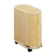thumbnail image 3 of Cubo De Basura Con Ruedas Extraíbles Para Baño, Sala De Estar, Lavandería, Madera, 3 of 5