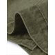 thumbnail image 5 of INSPIRE CHIC Chaqueta de Mezclilla para Mujer de Regreso a Clases con Mangas Largas Abullonadas, Largo Recortado, Lavado, Estilo Occidental, Talla L, Verde Militar, 5 of 6