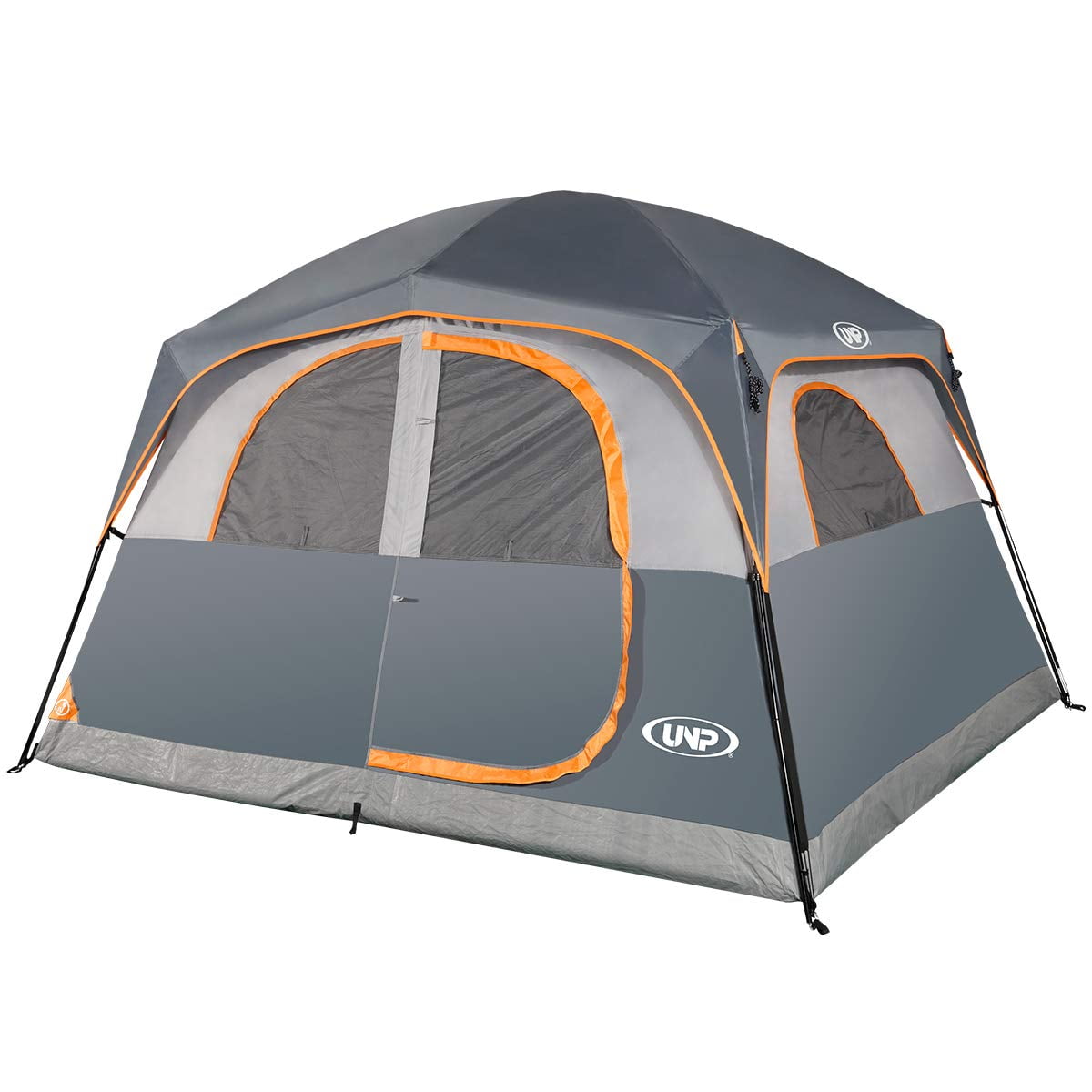 Tienda De Campaña Unp Para 6 Personas, Impermeable, Resistente Al Viento, Fácil De Instalar, Doble L
