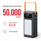 thumbnail image 4 of Power Bank Solar 50000mah Carga Portátil Luz Led Y Cables Gm, 4 of 7