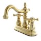 thumbnail image 1 of Grifo para lavabo Kingston Brass Heritage de 4 pulgadas con instalación central, 1 of 4