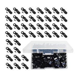 Magideal - 100 Piezas De Marcos De Fotos De Metal, Sujetadores De Botón Giratorio, Con 100 Piezas De Tornillos, Perchas Colgantes Para Marcos De Fotos Para Fotos