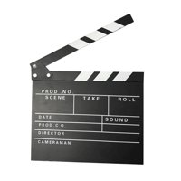 Bothyi - Película Clap Board Clapper Board Film Slate Mini Para Programas De Televisión Negro Inglés