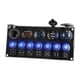thumbnail image 1 of Panel De Enchufe De Cargador Panel De Enchufe De Salida USB Modificado Para Barcos RV Coches Azul, 1 of 5