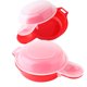 thumbnail image 1 of Cocedor de Huevos Golden Pearl Pack de 2, Rojo y Transparente, 1 of 9