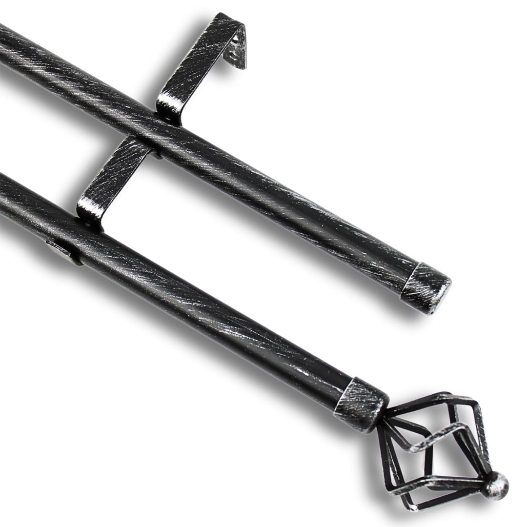 Barras De Cortina 19mm Extensibles Metálicas 120-210 Cm Guiza