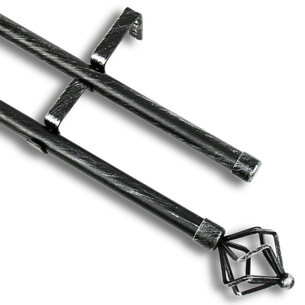 Barras De Cortina 19mm Extensibles Metálicas 120-210 Cm Guiza