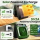 thumbnail image 2 of Ventilador Solar Recargable Innopower 20000 mAh con Linterna LED Verde, 2 of 2