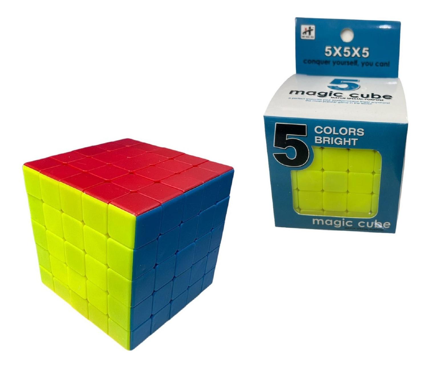 Genérico - Cubo Xin Hua Hui 5X5X5 Fluor Eco Azul