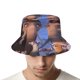 thumbnail image 4 of Era de Hielo Sombrero bucket para adultos, gorra de protección solar, sombrero de pescador plegable para viajes al aire libre, pesca y actividades de verano, 4 of 6