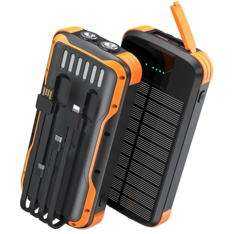 Power Bank Soxono 40000Mah Solar Pd 20W Con Linterna