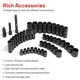 thumbnail image 3 of Juego de herramientas Eastvolt Drive Socket, llave de trinquete, 46 piezas, 3 of 8