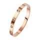 thumbnail image 2 of Elegante Pulsera De Acero Inoxidable Para Mujeres Y Hombres, Brazalete Decorativo, Oro Rosa, 2 of 3