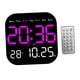 thumbnail image 2 of Reloj Despertador Digital Reloj De Mesa Configuración De Alarma Dual Para El Hogar Dormitorio Mesita De Noche Rosa, 2 of 3