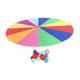 thumbnail image 3 of Sombrilla Arcoíris De Playa Con Pelotas, Juguete De Paracaídas Arcoíris Para Deportes De Desarrollo, 3 of 5