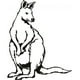 thumbnail image 1 of Decomural Sitting Kangaroo Wild Animals WS-17671, 1 of 2