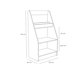 thumbnail image 5 of Estante Librero Infantil 2 Repisas 50x30x90 Blanco, 5 of 6