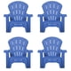 thumbnail image 1 of Juego de 4 Sillas de Jardín para Niños Little Tikes Azul para Exterior, 1 of 4