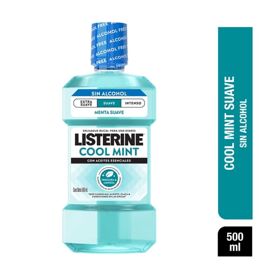 Enjuague Bucal Cool Mint Zero Alcohol 500 ml Listerine