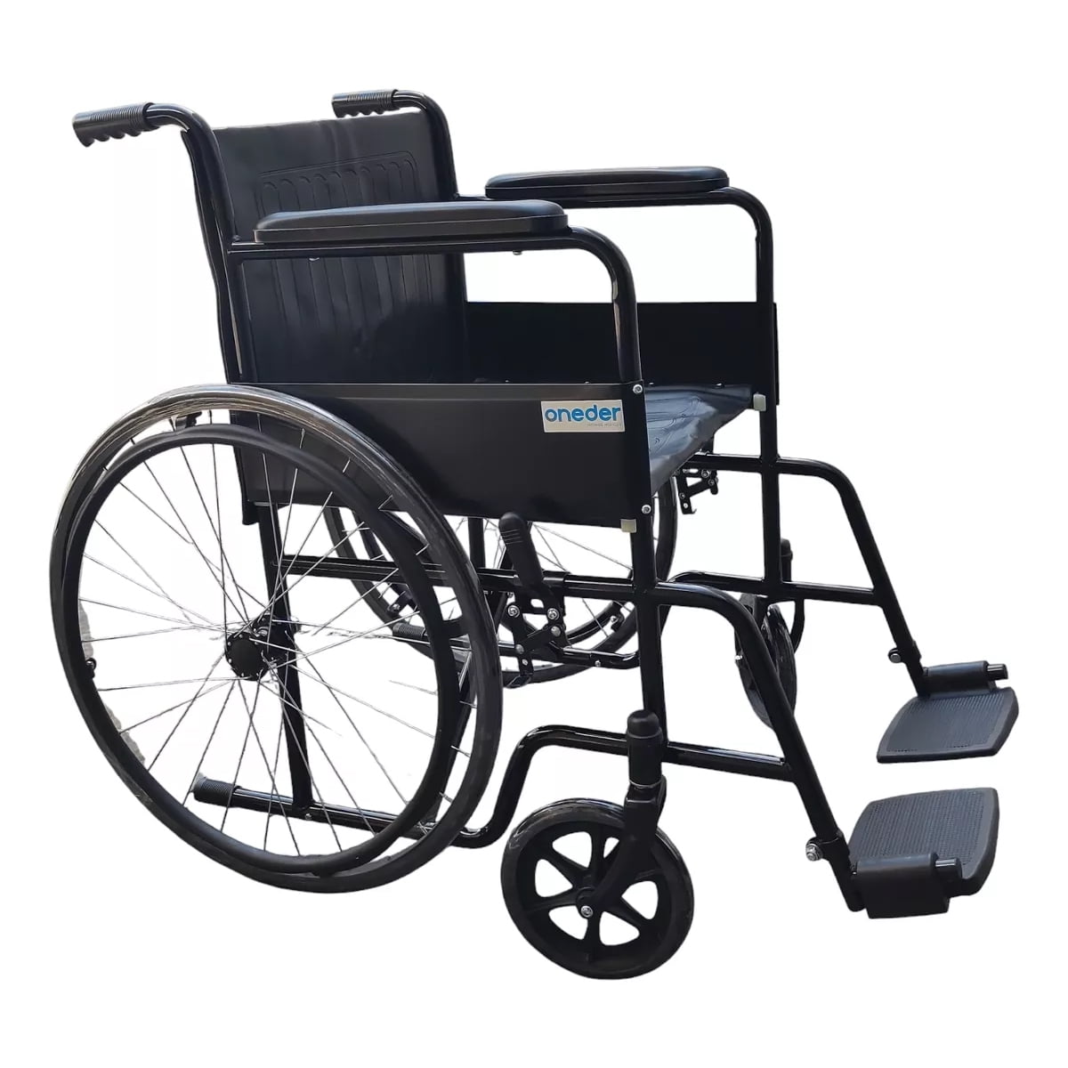 Silla De Ruedas Rueda Maciza Estandar Reposapies Abatibles Oneder