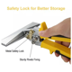 thumbnail image 4 of Alicate Belug 15cm Pinza Dobladora Lámina Chapa Metal Metalcon amarillo, 4 of 5