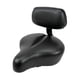thumbnail image 2 of Asiento De Bicicleta Con Respaldo Sillín De Bicicleta Eléctrica De Cuero Extra Ancho Desmontable, 2 of 3