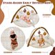thumbnail image 4 of Tapete para actividades Tummy Time Little Dove, macramé, con juguetes y tarjetas, 4 of 7