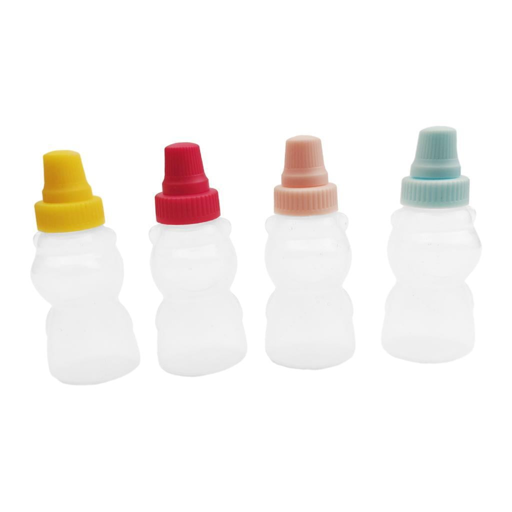 Bothyi - 4 Botellas De Salsa De Tomate Recargables De 23 Ml Para Salsa Bbq, Aceite De Oliva Para Niños