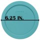 thumbnail image 3 of Tapa de Almacenamiento de Alimentos Pyrex 7201-PC Turquesa 4 Tazas Paquete de 2, 3 of 5