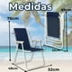 thumbnail image 4 of Silla Plegable Portátil Playa Camping Picnic Colores Surtidos, 4 of 10