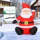 thumbnail image 4 of Papá Noel inflable navideño de 1,2 m con luz LED para exteriores, 4 of 6