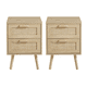 thumbnail image 1 of Pack 2 Veladores De Madera Clara, 1 of 3