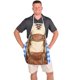 thumbnail image 2 of Delantal Beistle de tela Oktoberfest con temática alemana bávara, 2 of 4
