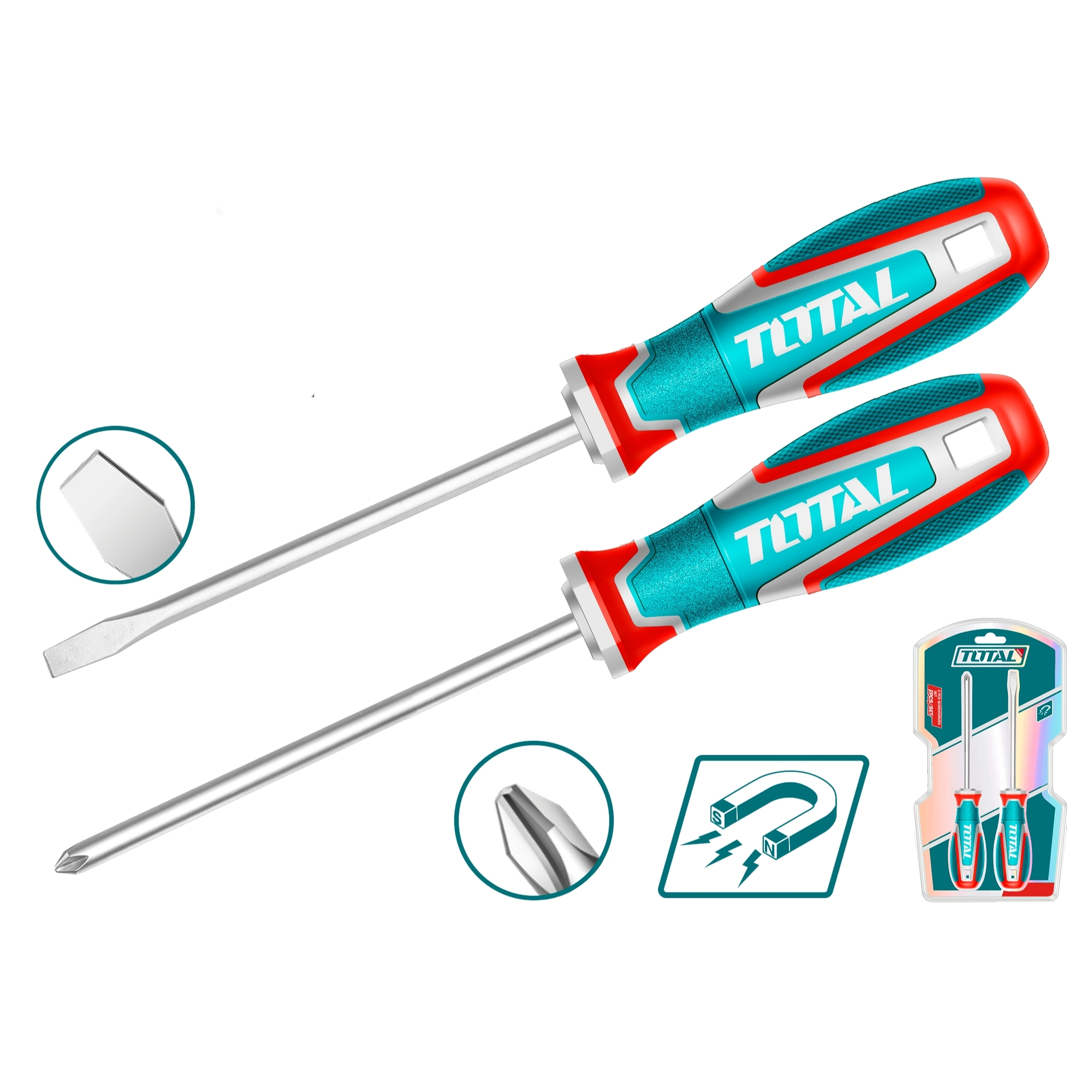 Juego Destornillador 2 Piezas Total