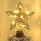 thumbnail image 1 of Decoración para árbol de Navidad Juegoal Star con 20 luces LED doradas, 1 of 7