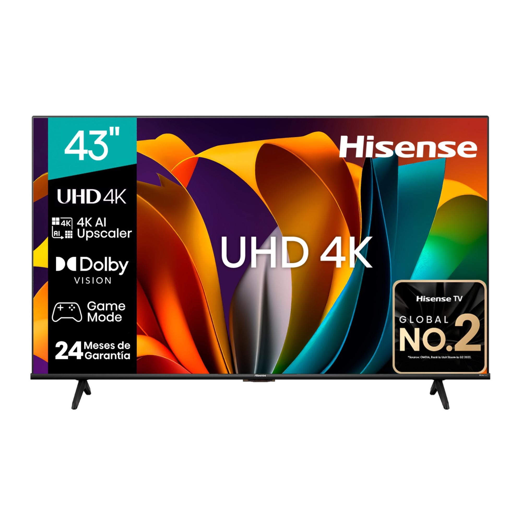 Televisor 43"" Led 4K Uhd A6N Smart Tv Hisense