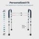 thumbnail image 5 of Barandillas de seguridad para inodoros PELEGON ajustables con capacidad de 160 kg, 5 of 9
