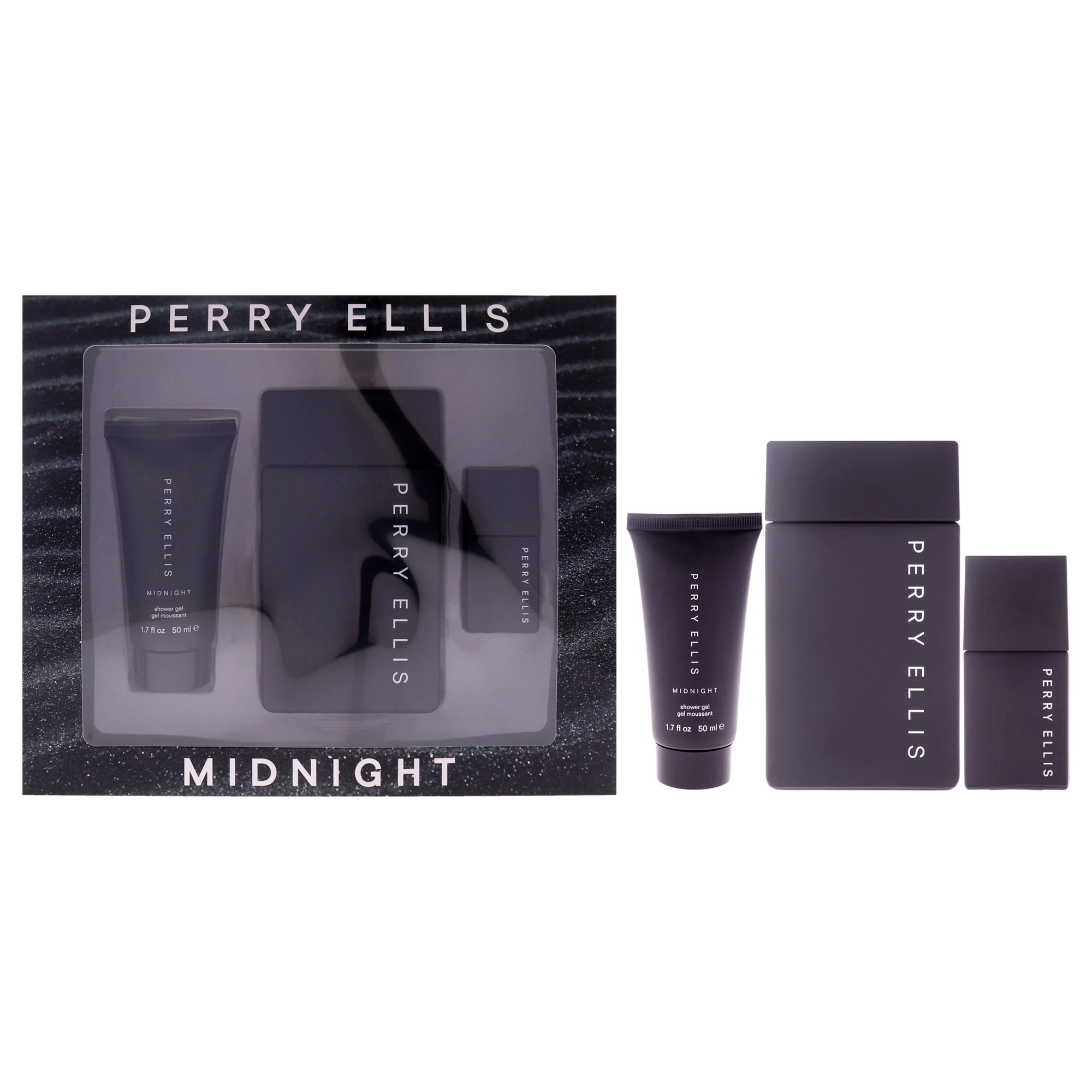 Set De Regalo Perry Ellis Midnight Edt 100ml Hombre