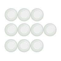 Magideal - 10 Piezas De Junta Anticolisión Para Puerta , Accesorio De Engrosamiento Universal, Cojín Amortiguador Amortiguador Decorativo Para Automóvil, , Blanco Luminoso B