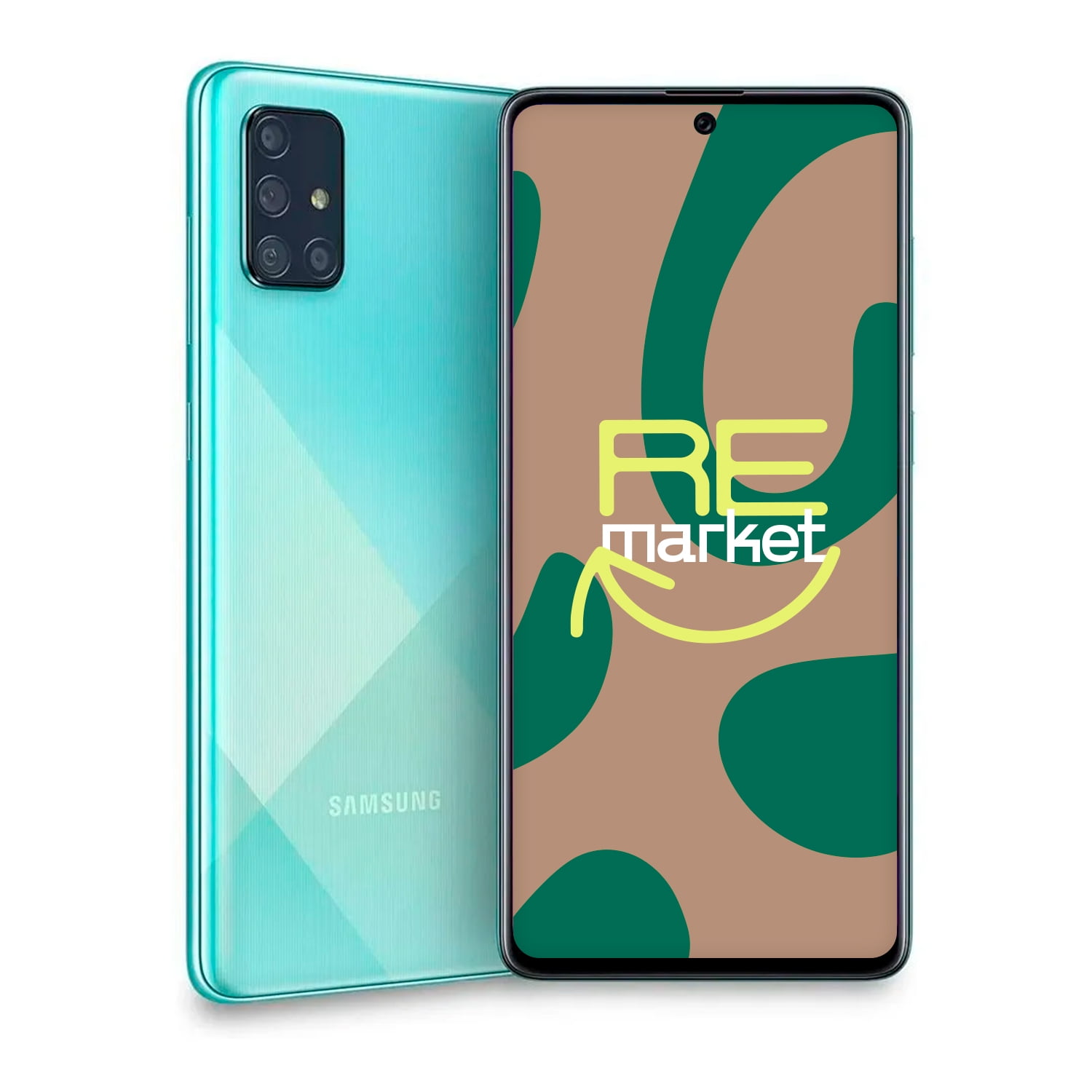 Phone Hp Samsung A71 Ram Celular Samsung A71 128 GB Celeste