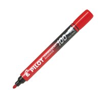 Pilot - Marcador Permanente Sca100 Fino Rojo