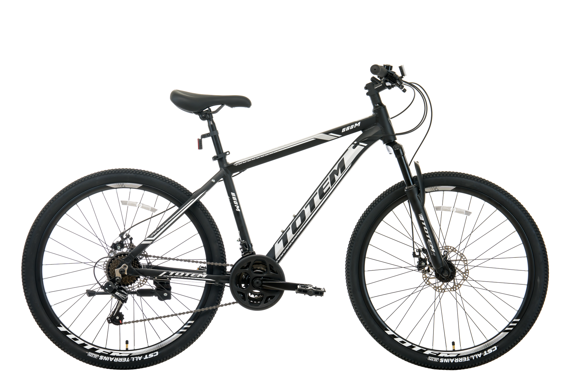 Totem - Bicicleta Mtb Aro 26 Modelo Y660M Negro Gris