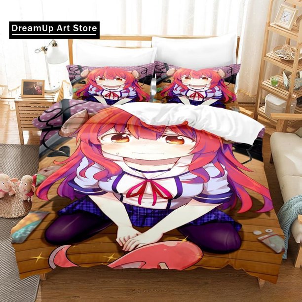NewGirls The Demon Girl Next Door Bedding Set Bed Set Adult Kid Bedroom Duvetcover Sets