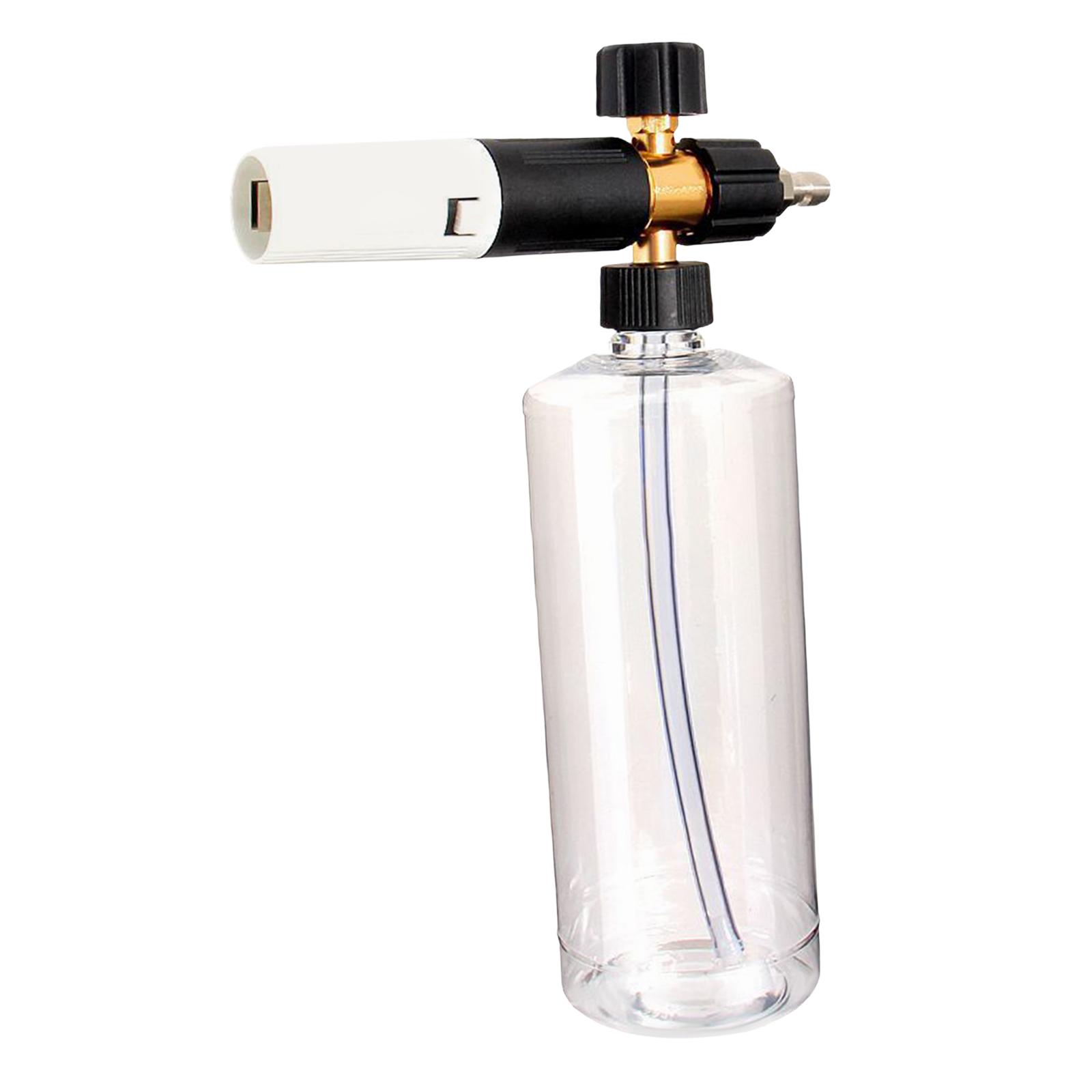 Ioensy - Bote De Espuma Para Coche, Rociador A Presión Para Detalles Automotrices, Jardín, Jardín, Cabeza Blanca Y Negra